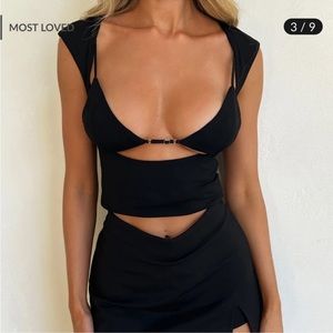 tiger mist two piece top